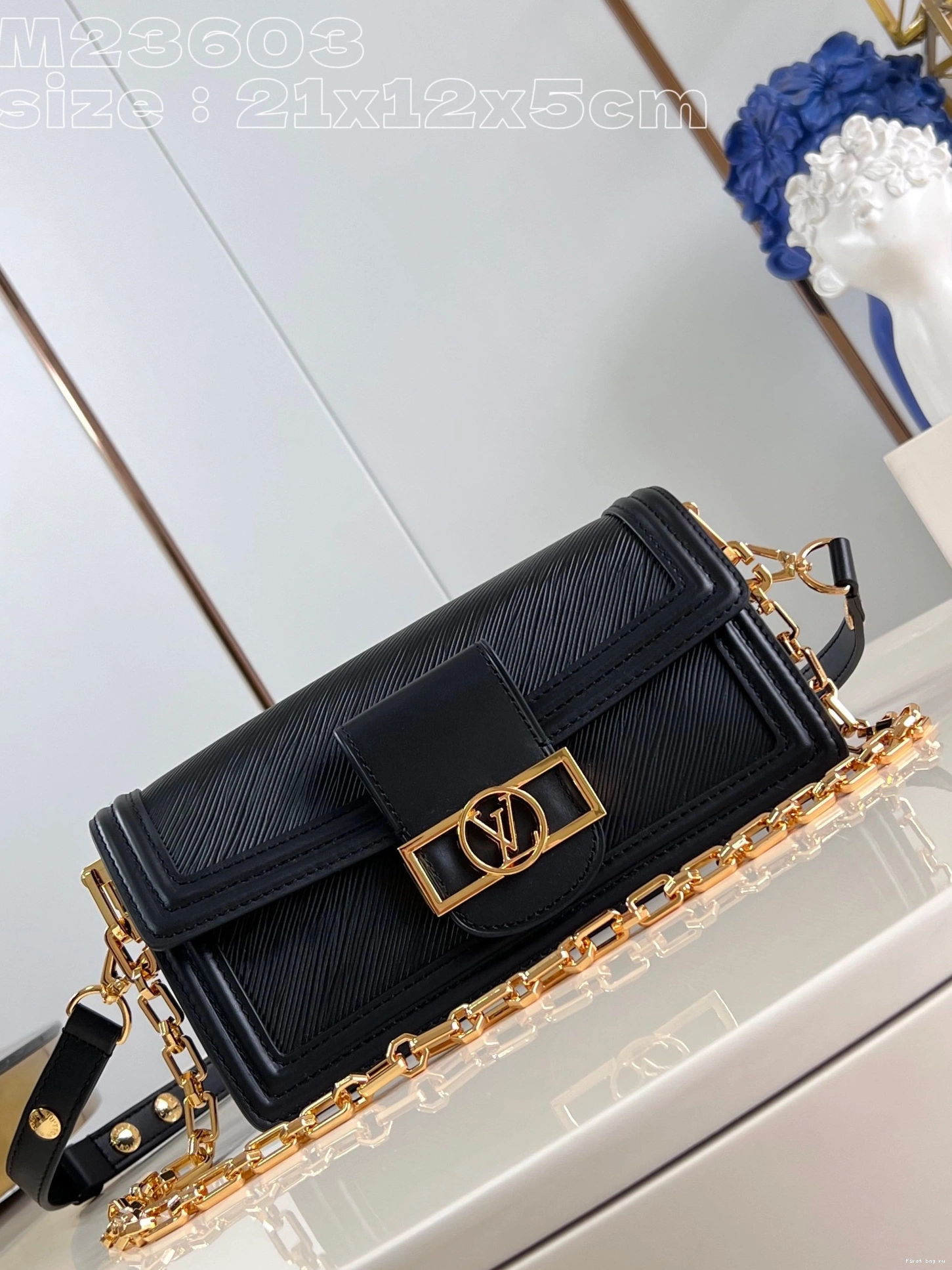 Frstbag ru East West-21*12*5CM VUITTON DAUPHINE LOUIS 0812